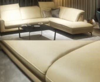 Video reel kožená sedačka Hugo